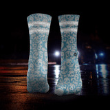 Totenköpfe Reflektierende 2-Streifen Laufsocken
