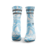 Marmor Reflektierende 2-Streifen Laufsocken