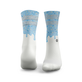 Glasierter Glitzer Donut Socken