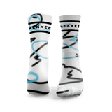 Wellenlinien Padel Socken