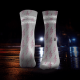 Blitze Reflektierende 2-Streifen Laufsocken