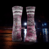 Motivations Reflektierende 2-Streifen Laufsocken