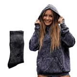 Acid Wash Kapuzenpullover & Socken Kombi