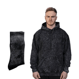 Acid Wash Kapuzenpullover & Socken Kombi