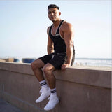 Weiße HEXXEE 2Streifen Socken X3