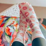 'Mwah' Kuss Socken