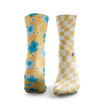 Blumige Schachbrett-Wellen