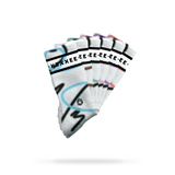 Wellenlinien Padel Socken