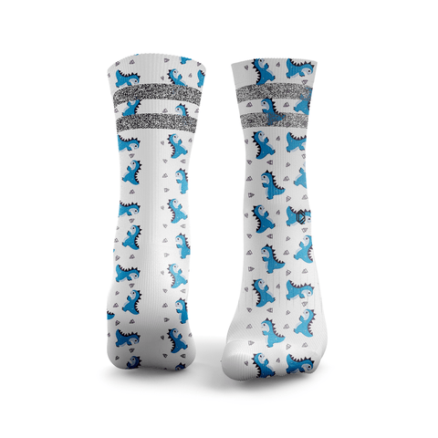 Baby Dino Reflektierende 2-Streifen Laufsocken