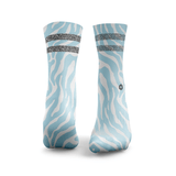 Zebra Reflektierende 2-Streifen Laufsocken