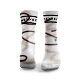 Wellenlinien Padel Socken