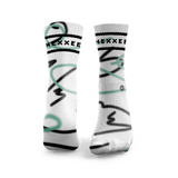 Wellenlinien Padel Socken