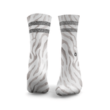 Zebra Reflektierende 2-Streifen Laufsocken