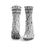 Totenköpfe Reflektierende 2-Streifen Laufsocken