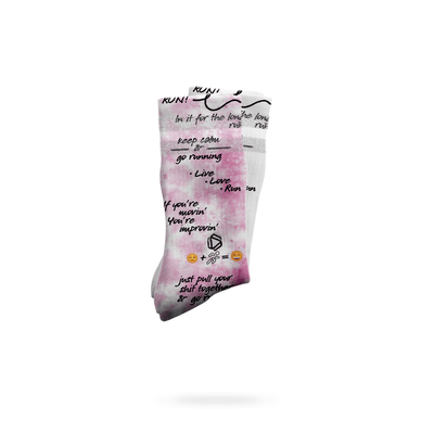 Motivations Reflektierende 2-Streifen Laufsocken