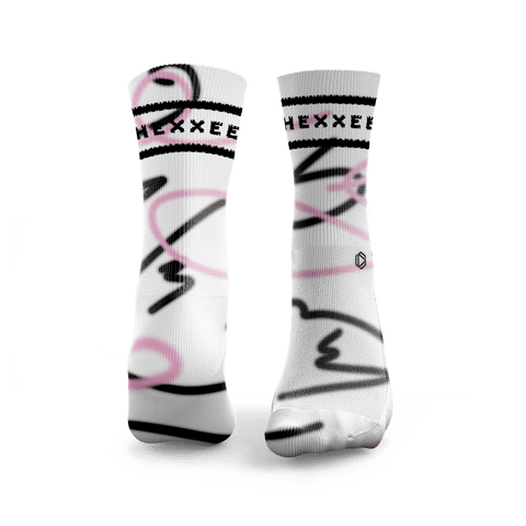 Wellenlinien Padel Socken