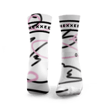 Wellenlinien Padel Socken