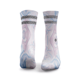 Marmor Reflektierende 2-Streifen Laufsocken