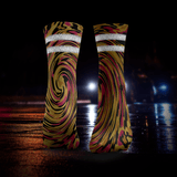 Wirbel Reflektierende 2-Streifen Laufsocken
