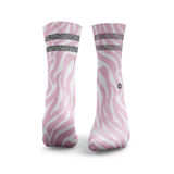 Zebra Reflektierende 2-Streifen Laufsocken