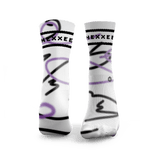 Wellenlinien Padel Socken