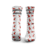 Baby Dino Reflektierende 2-Streifen Laufsocken