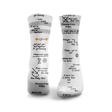 Motivations Reflektierende 2-Streifen Laufsocken