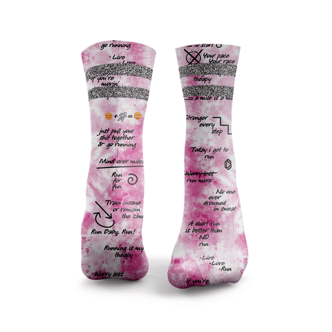 Motivations Reflektierende 2-Streifen Laufsocken
