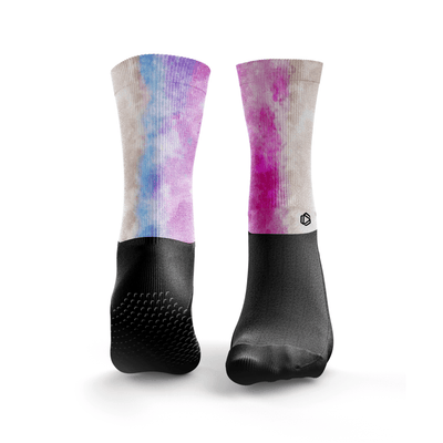 Reformer Pilates Batik Regenbogenstreifen Socken