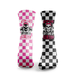 Gemischte Socken (Rosa & Schwarz)