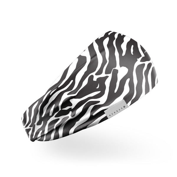 Zebra Motiv Schwarz-Weißes Stirnband