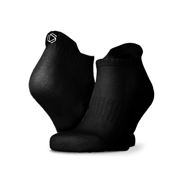 Schwarze Sneakersocken