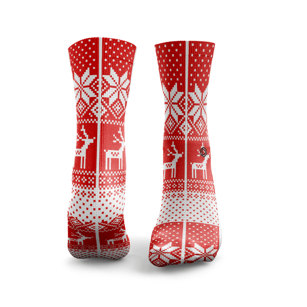 Weihnachts-Pullover Socken