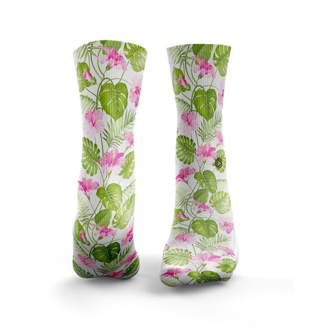Blumige Socken