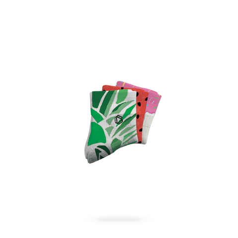 Tiefgeschnittene Crew Socken Food Socken Bündel