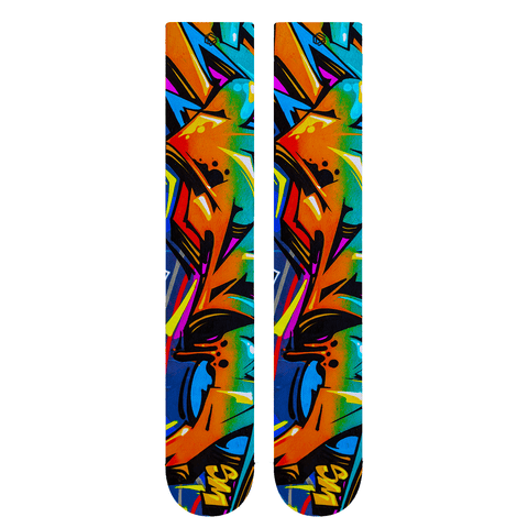 Graffiti Gewichtheber Socken