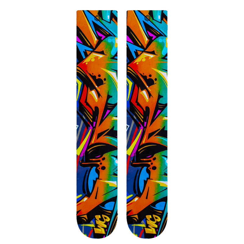 Graffiti Gewichtheber Socken