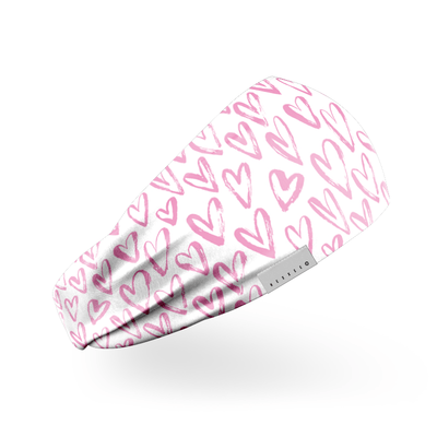 Rosa Herze Stirnband