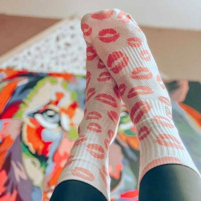 'Mwah' Kuss Socken