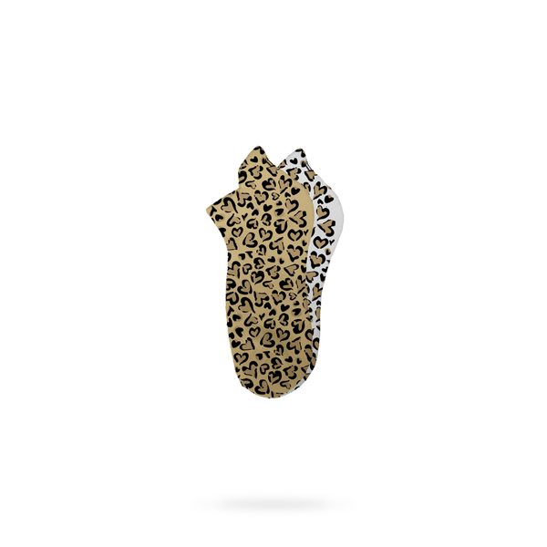 Leopard Herze Muster Knöchelsocken