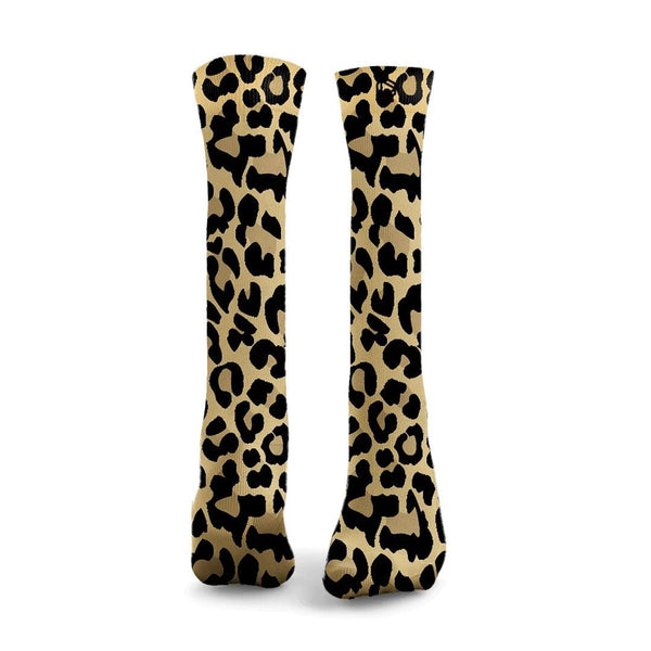 Leopardenmuster Gewichtheber Socken