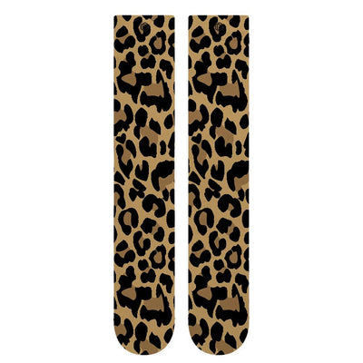 Leopardenmuster Gewichtheber Socken