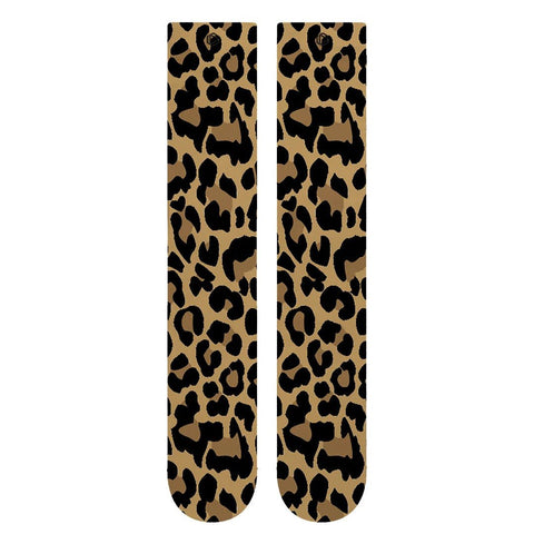 Leopardenmuster Gewichtheber Socken