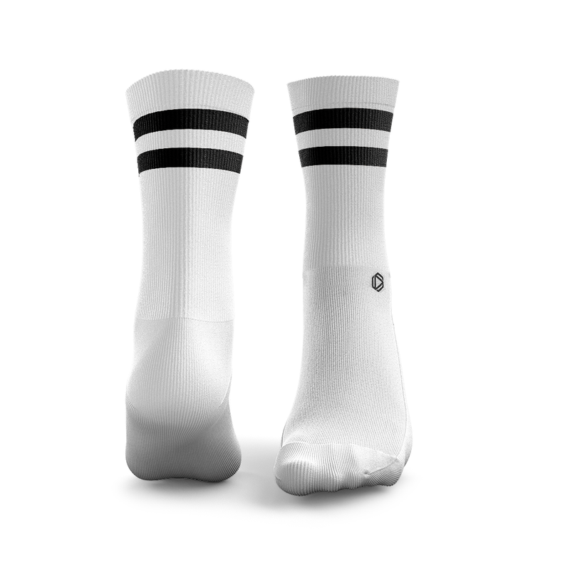 Weiße HEXXEE 2Streifen Socken X3