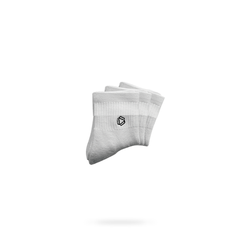 WeißeHEXXEE Tiefgeschnittene Crew Socken X3