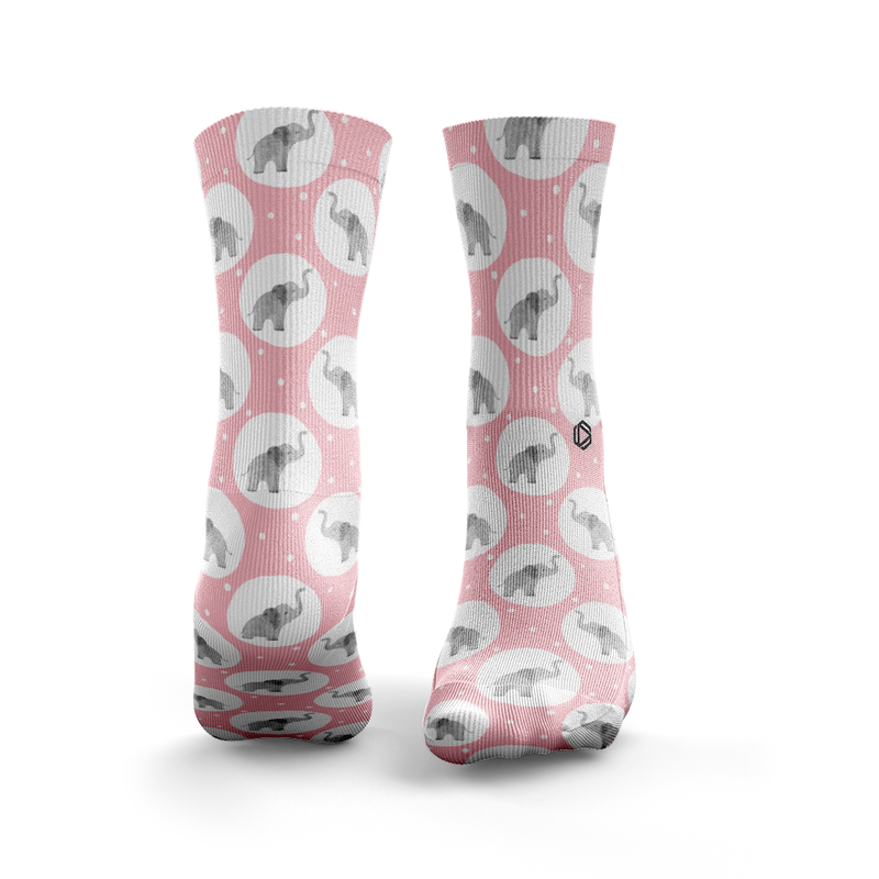 Rosa Elefanten Socken