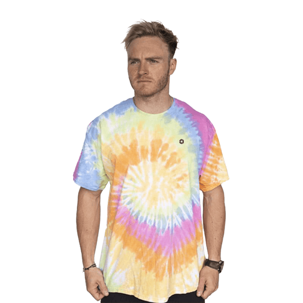 Regenbogen Wirbel Tie Dye T-Shirt