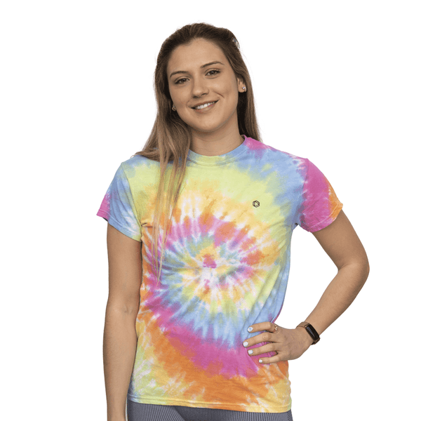 Regenbogen Wirbel Tie Dye T-Shirt