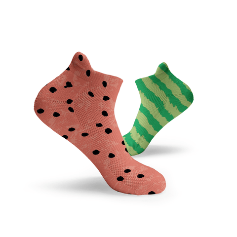 Wassermelone Gemischte Knöchelsocken