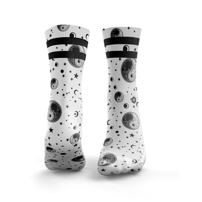 Ying Yang 2Streifen Socken